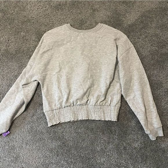 Alice In Wonderland Rabbit Gray Sweatshirt Crewneck Womens - Picture 5 of 5